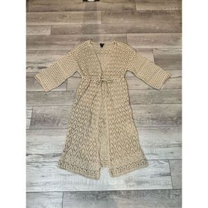 Daytrip long cream cardigan, size XS